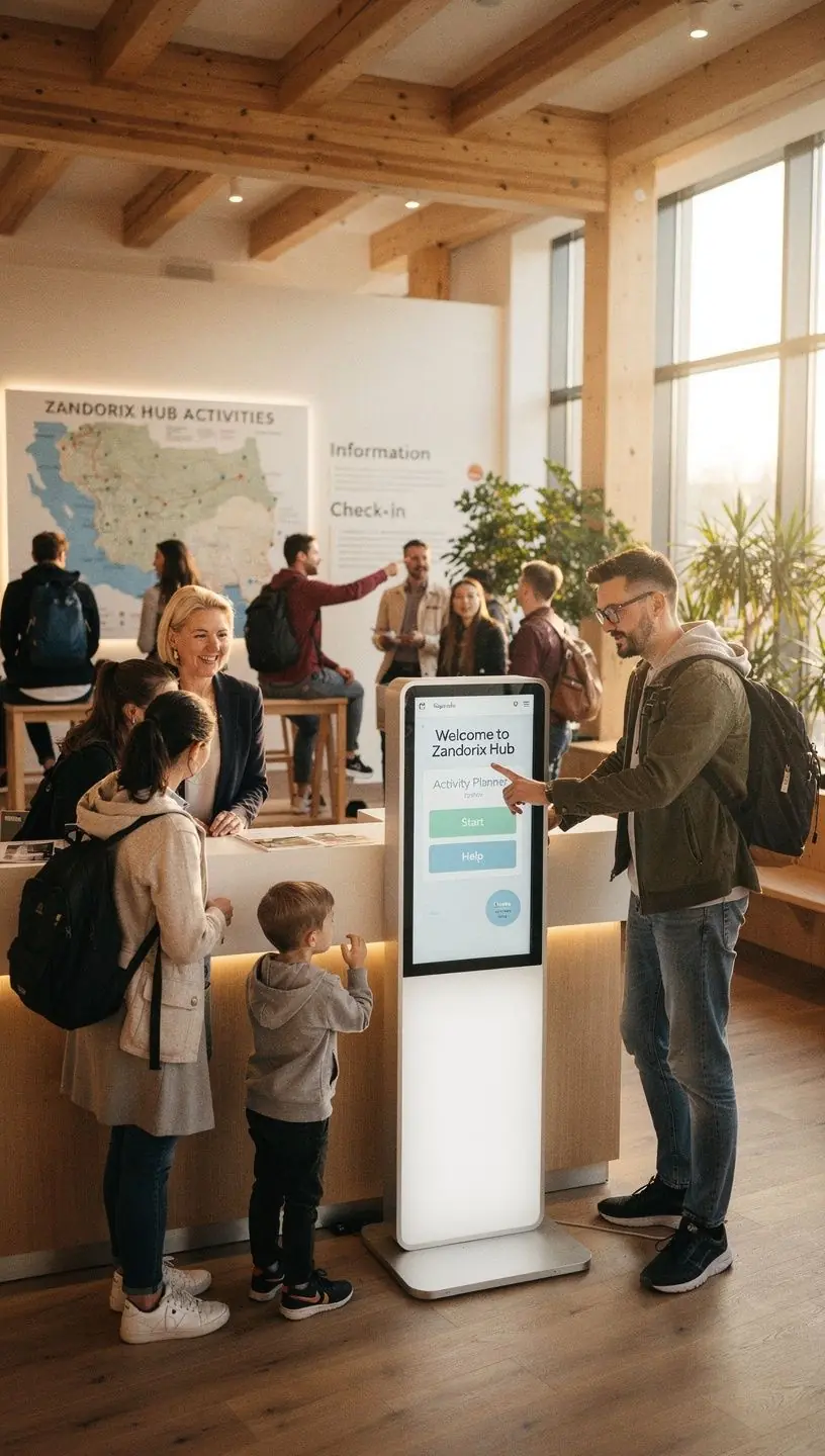 Tehnoloģiju izmantošana, lai uzlabotu apmeklētāju pieredzi un efektivitāti.