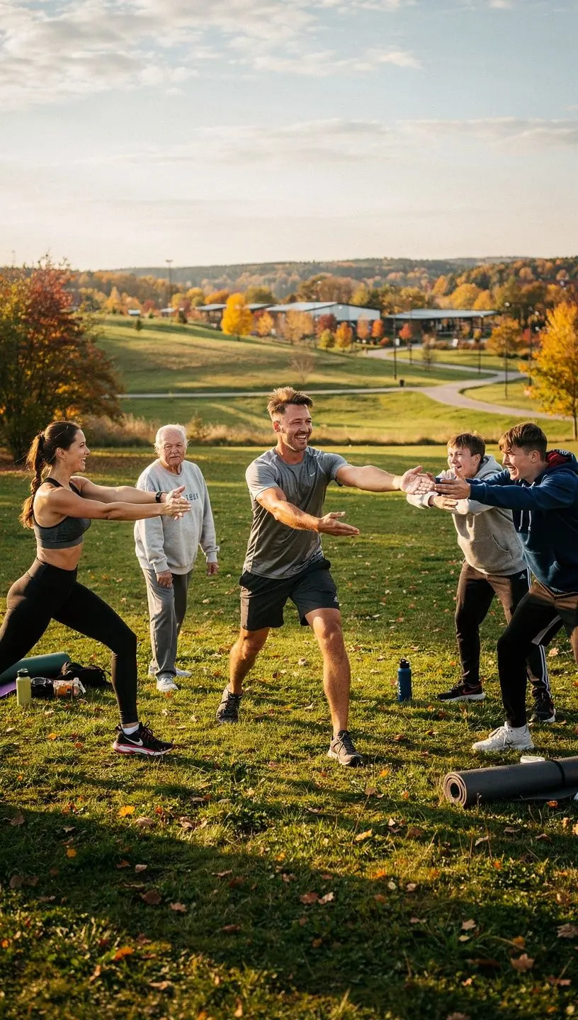 Dabīgas gaismas un zaļo telpu integrācija, radot patīkamu vidi.